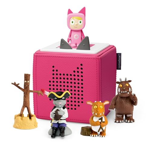 tonies Toniebox Julia Donaldson Paket inklusive 1 Kreativ & 4 tonies - Grüffelo, Grüffelos Kind, Stick Man & Highway Ratte, Rosa tonies Toniebox Julia Donaldson Paket inklusive 1 Kreativ & 4 tonies - Grüffelo, Grüffelos Kind, Stick Man & Highway Ratte, Rosa von tonies