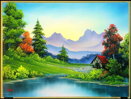 toynk Bob Ross Trapper's Cabin Nature Puzzle | 1000 Teile Puzzle von Toynk