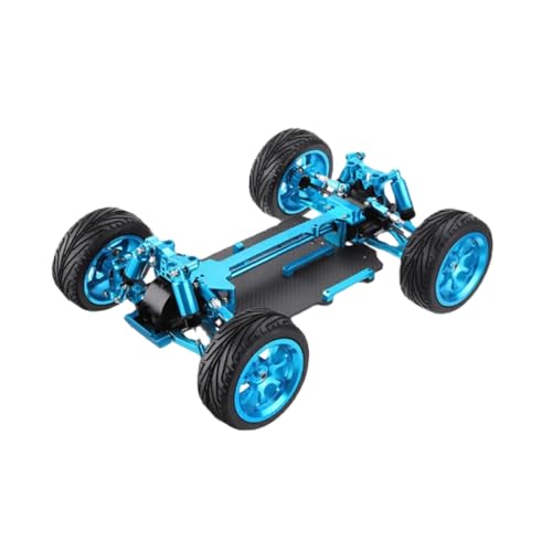 tuwiwol Fernbedienung Auto Metall Chassis Zusammengebauter Rahmen Für 1/18 Wltoys A949 RC Fahrzeug Modelle Upgrade Teile RC Auto Auto Racing, Blau von tuwiwol