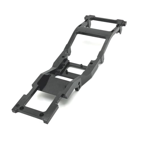 tuwiwol Metall Aluminium Legierung Chassis Rahmen für 1/12 MN82 LC79 Hop Ups Teil ersetzen Teil Metall Upgrade Teil Ersatzteil PRAKTISCH, Schwarz von tuwiwol