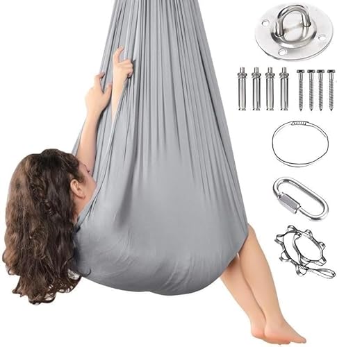 Dynamic Movement Sensory Sox Body Teens Dehnbarer Sack For Autismus Und Verarbeitungsstörungen, Spielzeug, Beruhigende Therapiedecke Zur Entspannung Und Konzentration(Grau,150x280CM/59x110in) von tylxayoxa