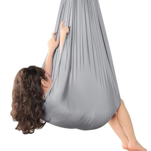 tylxayoxa Sensory Compression Body Sack, Body Sock, Body Sox, Body Wrap Für Kinder Im Alter Von(Grau,150x280CM/59x110in) von tylxayoxa