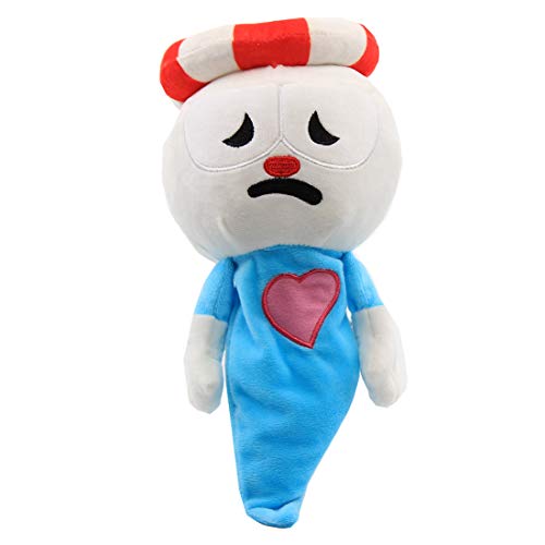 uiuoutoy Cuphead Mugman Plüsch Kuscheltier Puphead Ghost Cagney Carnantion Devil Boss Plüschtier Puppen Spielzeug Geschenk (Ghost) von uiuoutoy