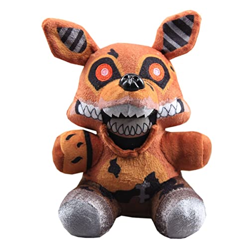 uiuoutoy Five Nights At Freddy's Plüschtier, Fnaf The Twisted Ones, braunes Fuchsspielzeug, 17,8 cm von uiuoutoy