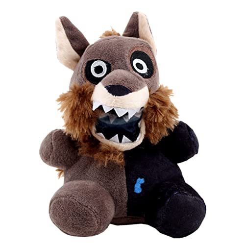 uiuoutoy Five Nights at Freddy's Plushies FNAF Grey Wolf Plush Soft Stuffed Toy Doll Kids Gift 17.8 cm von uiuoutoy