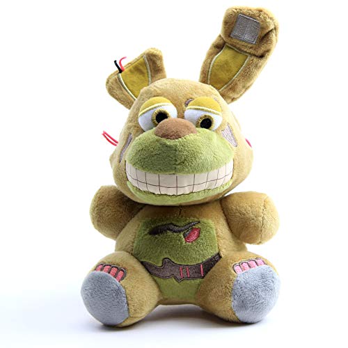 uiuoutoy Fünf Nächte bei Freddys Plüsch Spielzeug Ennard Zirkusbaby Plüschtier FNAF Nightmare Freddy Bär Kuscheltier Geschenk 18-30cm (Springtrap 7") von uiuoutoy