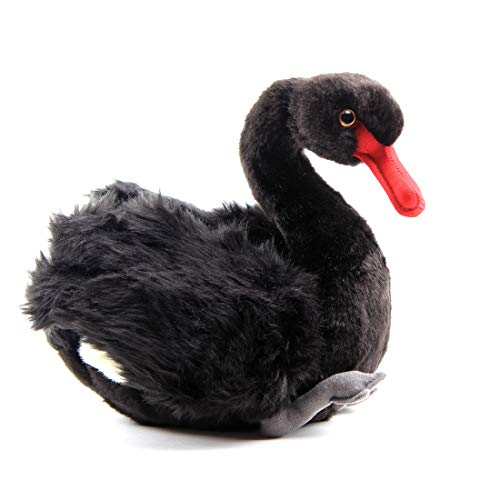 uiuoutoy Black Swan Plüschtier Simulation Tier Weiche Stoffpuppe Spielzeug Kinder Geschenk 10 Zoll von uiuoutoy