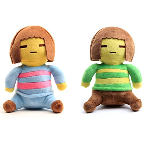 uiuoutoy Undertale Plüschtiere Chara Frisk weich gefüllte Puppe Kinder Geschenk 2 Stück/Set von uiuoutoy