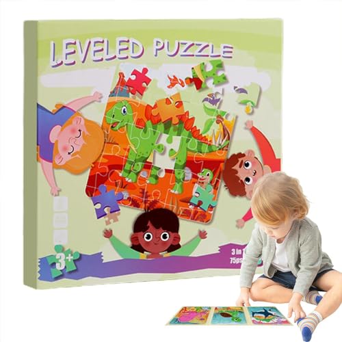 Magnetische Puzzles für Kinder,Magnetische Puzzles - Faltbare Puzzle-Sets mit Tiermotiven - Bauernhaus-Cartoon-Puzzle, pädagogisches Puzzlebuch für die frühe Bildung von Jungen und Mädchen von ulapithi