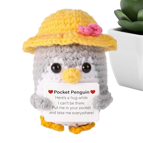 ulapithi Positive Puppen, gestrickt, niedlich, gehäkelt, für Weihnachten, lustig, mit positiver Karte, niedliches kleines Ermutigungsspielzeug für Dekoration ulapithi Positive Puppen, gestrickt, niedlich, gehäkelt, für Weihnachten, lustig, mit positiver Karte, niedliches kleines Ermutigungsspielzeug für Dekoration von ulapithi