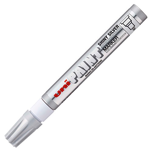 uni-ball 182082 - Lackmarker Paint PX-20 mit Rundspitze, shiny silber von Mitsubishi Materials