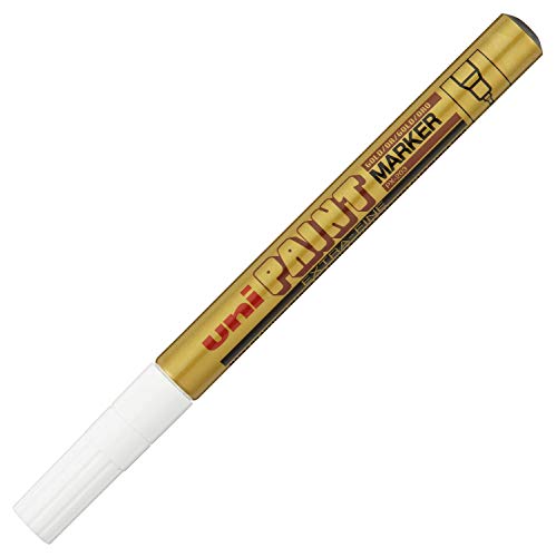 uni-ball 182310 - Lackmarker Paint PX-203 mit feiner Spitze, gold von Uni-Ball