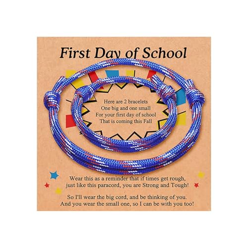 Erster Tag des Kindergartens Armband, Zurück zur Schule Armband Erster Tag der Schule Armband als Kindergarten Armband Mama und ich, Mutter Sohn Armbänder Zurück zur Schule Geschenke für Jungen von unilarinna