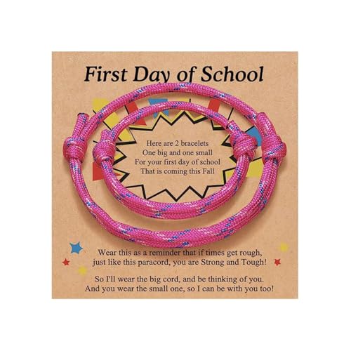 Erster Tag des Kindergartens Armband, Zurück zur Schule Armband Erster Tag der Schule Armband als Kindergarten Armband Mama und ich, Mutter Sohn Armbänder Zurück zur Schule Geschenke für Jungen von unilarinna