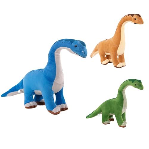 usefulbeauty 3 Stück Brachiosaurus Plüsch - Dinosaurier Plüschtier - Schönes Tier Niedliche Und Weiche Geschenke Dinosaurier | Für Kinder Jungens Und Mädchen Spielzeug von usefulbeauty