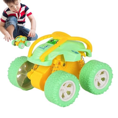 usefulbeauty Stunt-Auto-Spielzeug für Kinder - Reibungsbetriebene Push-and-Go-Autos,Vierrädrige, stoßfeste Mini-Trägheitsautos, ziehen stoßfeste Autos, Geschenk für Kinder, und Mädchen von usefulbeauty