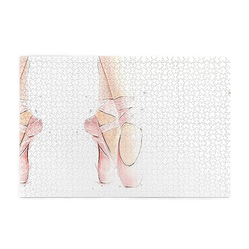 Personalisiertes Puzzle - Erstellen Sie ein individuelles Bilderpuzzle für Familienspaß und Entspannung 1000 Teile Ballettschuhe von vacsAX