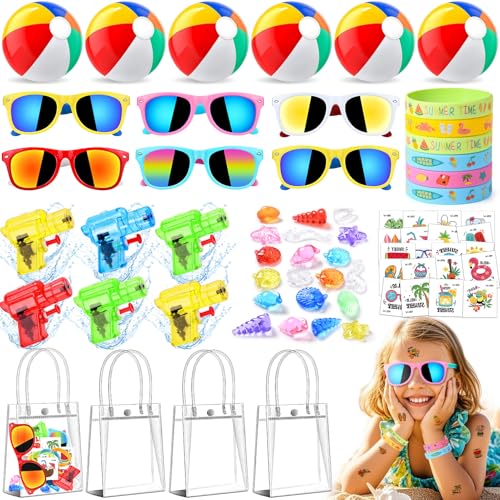 vamei 70Pcs Pool Strand Party Mitgebsel Kindergeburtstag Gastgeschenke Wasserspielzeug Kinder Outdoor Wasserpistolen Sonnenbrillen Wasserbälle Armbänder Transparente Geschenktaschen Sommer Geburtstag vamei 70Pcs Pool Strand Party Mitgebsel Kindergeburtstag Gastgeschenke Wasserspielzeug Kinder Outdoor Wasserpistolen Sonnenbrillen Wasserbälle Armbänder Transparente Geschenktaschen Sommer Geburtstag von vamei