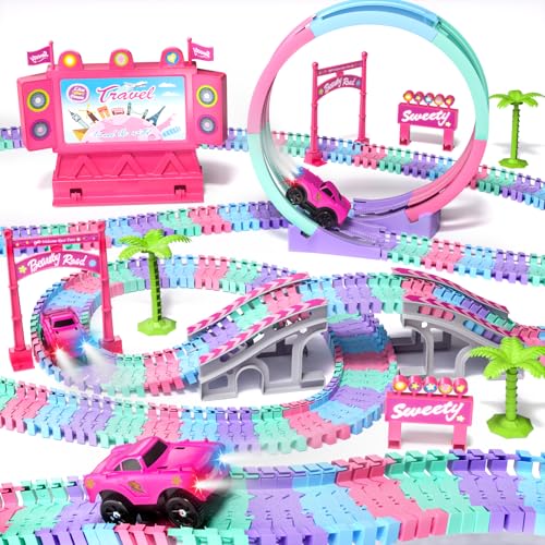 vamei 113 Stück Autorennbahn Auto Spielzeug, Flexible Rennbahn Elektrische Spielzeugauto, Kinder Auto Spielzeug Autobahn, Kinder Geschenk für Mädchen Junge 3 4 5 6 Jahre vamei 113 Stück Autorennbahn Auto Spielzeug, Flexible Rennbahn Elektrische Spielzeugauto, Kinder Auto Spielzeug Autobahn, Kinder Geschenk für Mädchen Junge 3 4 5 6 Jahre von vamei