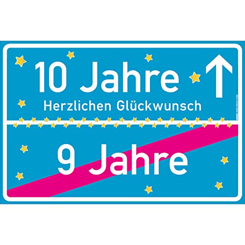 vanva 10 Geschenk Mädchen Schild mit Spruch 30x20 cm Herzlichen Glückwunsch Ortsschild Geschenk für Junge 10 Jahre Party Deko Geschenkideen für den 10 Geburtstag Türkis vanva 10 Geschenk Mädchen Schild mit Spruch 30x20 cm Herzlichen Glückwunsch Ortsschild Geschenk für Junge 10 Jahre Party Deko Geschenkideen für den 10 Geburtstag Türkis von vanva