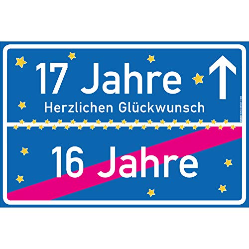 vanva 17 Jahre Herzlichen Glückwunsch Schild - Dekoration Partydeko Geschenk für den 17 Geburtstag 30x20cm Geschenk für Mädchen 17 Jahre Party Deko Geschenkideen für den 17 Geburtstag Dunkelblau vanva 17 Jahre Herzlichen Glückwunsch Schild - Dekoration Partydeko Geschenk für den 17 Geburtstag 30x20cm Geschenk für Mädchen 17 Jahre Party Deko Geschenkideen für den 17 Geburtstag Dunkelblau von vanva