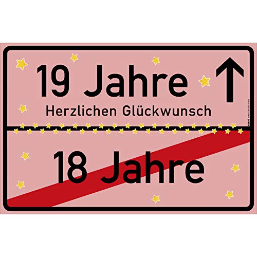 vanva 19 Jahre Party Deko Schild für den 19 Geburtstag Mädchen und Jungen Herzlichen Glückwunsch Spruch im Ortsschild Design Geschenk für Frauen 19 Jahre Party Deko Geschenkideen 19 Geburtstag Rosa vanva 19 Jahre Party Deko Schild für den 19 Geburtstag Mädchen und Jungen Herzlichen Glückwunsch Spruch im Ortsschild Design Geschenk für Frauen 19 Jahre Party Deko Geschenkideen 19 Geburtstag Rosa von vanva