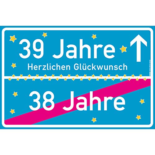 vanva 39 Geschenk Mädchen Schild mit Spruch 30x20 cm Herzlichen Glückwunsch Ortsschild Geschenk für Junge 39 Jahre Party Deko Geschenkideen für den 39 Geburtstag Türkis vanva 39 Geschenk Mädchen Schild mit Spruch 30x20 cm Herzlichen Glückwunsch Ortsschild Geschenk für Junge 39 Jahre Party Deko Geschenkideen für den 39 Geburtstag Türkis von vanva