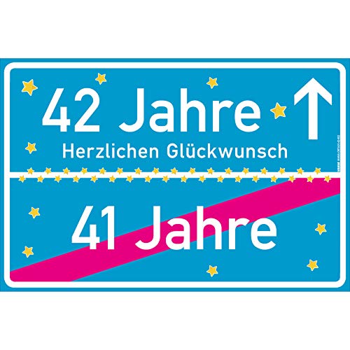 vanva 42 Geschenk Mädchen Schild mit Spruch 30x20 cm Herzlichen Glückwunsch Ortsschild Geschenk für Junge 42 Jahre Party Deko Geschenkideen für den 42 Geburtstag Türkis vanva 42 Geschenk Mädchen Schild mit Spruch 30x20 cm Herzlichen Glückwunsch Ortsschild Geschenk für Junge 42 Jahre Party Deko Geschenkideen für den 42 Geburtstag Türkis von vanva