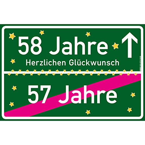 vanva 58 Geschenk Junge Schild mit Spruch Herzlichen Glückwunsch Ortsschild Geschenk für Sohn 58 Jahre Party Deko Geschenkideen für den 58 Geburtstag Dunkelgrün vanva 58 Geschenk Junge Schild mit Spruch Herzlichen Glückwunsch Ortsschild Geschenk für Sohn 58 Jahre Party Deko Geschenkideen für den 58 Geburtstag Dunkelgrün von vanva