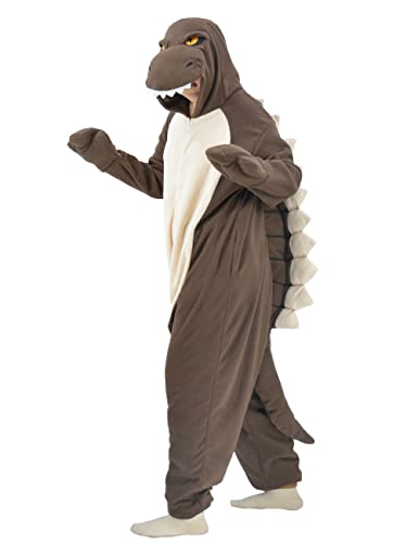 Spinosaurus-Einteiler für Erwachsene, Dinosaurier-Einteiler, Tier-Plüsch, Halloween-Weihnachtskostüm für Damen von vavalad