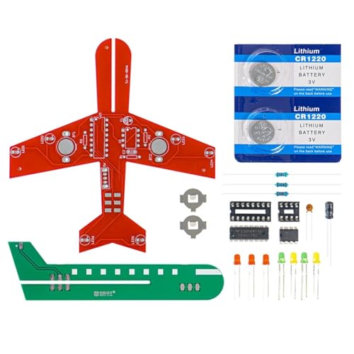 Blitzschaltung für Kleine Flugzeuge, Cd4017, Strömungslampe, Elektronisches Produktionsset, DIY-Schweißübungs-Leiterplattenteile von vdha