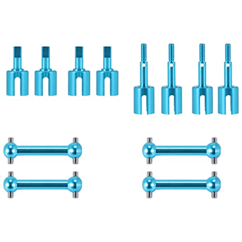 veorly Metall Antriebs Welle Hunde Knochen Schalengelenk Satz für TT01 TT-01 TT01D TT01E TT02 TT-02 1/10 RC Auto Upgrade Teile von veorly