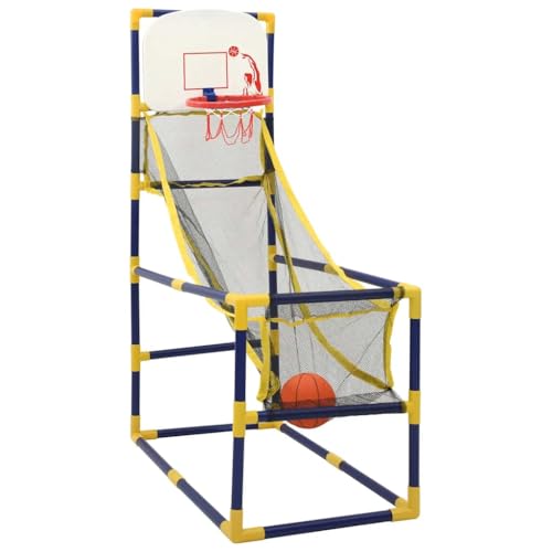 vidaXL Arcade Basketball Spielset mit Ball und Pumpe 45x86x127 cm von vidaXL