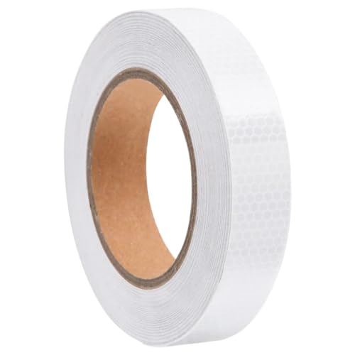 vidaXL Reflektorband Weiß 2,5 cmx20 m PVC von vidaXL