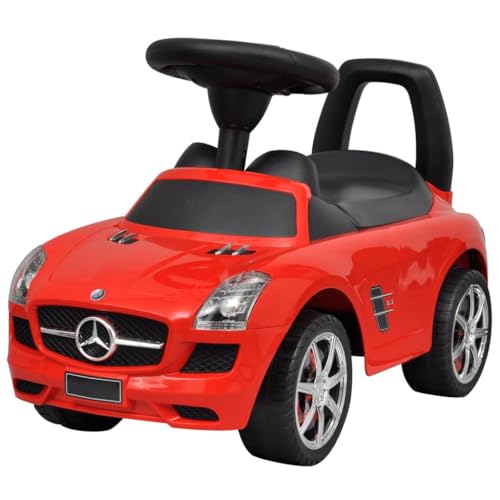 vidaXL Rutschauto 6 Geräusche Rot Rutscher Kinderauto Bobbycar Kinderfahrzeug von vidaXL