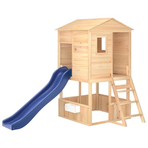 vidaXL Spielturm Massivholz Tanne, Kletterturm, Spielgerät, Spielplatz Garten, Klettertürme, Spielgeräte, Holz Spielgerät, Holz Spielgeräte von vidaXL