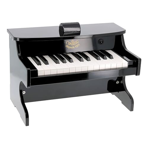 Vilac - Elektronisches Klavier – Musikinstrument – Lernspielzeug aus Holz – inklusive Noten – 25 Tasten – Schwarz – für Kinder ab 3 Jahren Vilac - Elektronisches Klavier – Musikinstrument – Lernspielzeug aus Holz – inklusive Noten – 25 Tasten – Schwarz – für Kinder ab 3 Jahren von Vilac