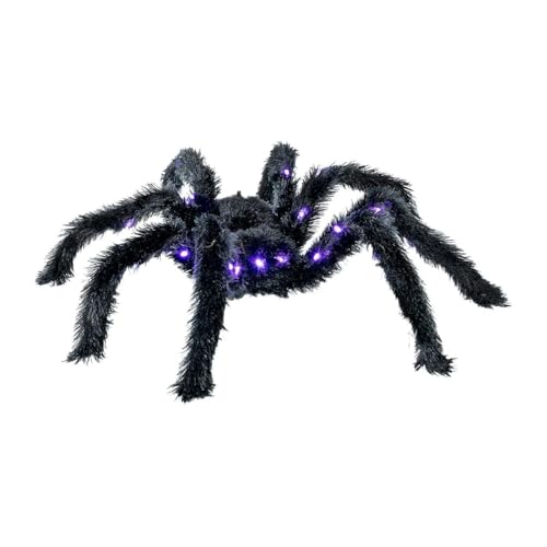 viving 225-159357 Disfraz Spider Spinne mit Lichtern, Größe 86 cm, bunt von viving