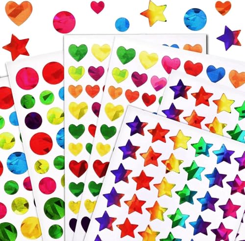 vnfsmy Glitzer Sticker 1710 Stück Kinder - Selbstklebende Glitzeraufkleber Bunt, Laser Sticker Bastelmaterial, Für Schüler Belohnung, DIY Scrapbooking, Geschenkanhänger Etiketten vnfsmy Glitzer Sticker 1710 Stück Kinder - Selbstklebende Glitzeraufkleber Bunt, Laser Sticker Bastelmaterial, Für Schüler Belohnung, DIY Scrapbooking, Geschenkanhänger Etiketten von vnfsmy