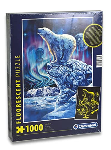 von Clementoni 97237 - Puzzle - Eisbär (fluoreszierend, 1000 Teile) von von Clementoni