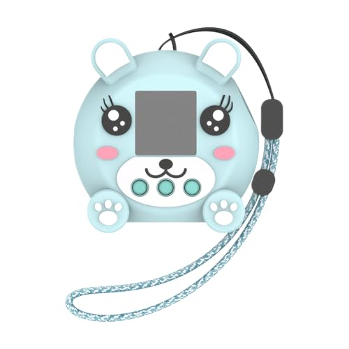 vreplrse Robuste Silikonhülle für Punirunes Virtual Pet Toy. Sicheres und stilvolles Punirunes Interactive Digital Silica Gel, Blau von vreplrse