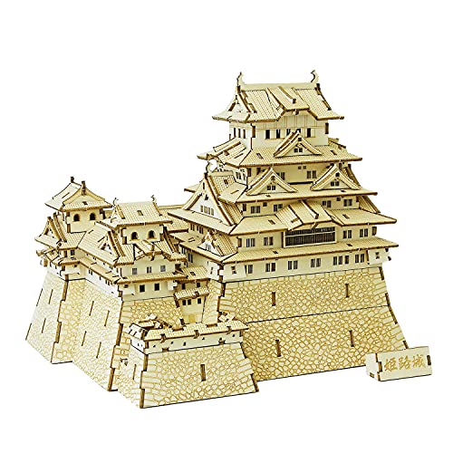 wa-gu-mi Modellmodell Himeji-Burg 371 Teile 16 cm von wa-gu-mi