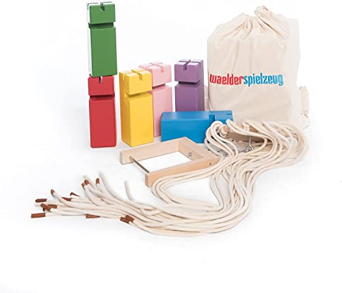 waelderspielzeug Fröbelturm - Teamspiel für Erwachsene und Kinder ab 8 Jahren - das Original aus heimischem Buchenholz - Mehrfarbig oder Natur waelderspielzeug Fröbelturm - Teamspiel für Erwachsene und Kinder ab 8 Jahren - das Original aus heimischem Buchenholz - Mehrfarbig oder Natur von waelderspielzeug