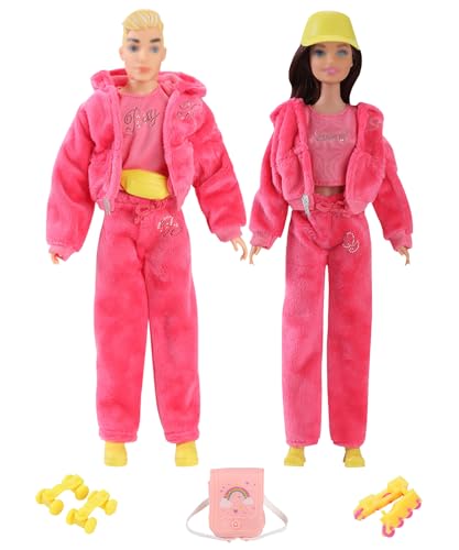 Walenbily 13 pcs Puppen Kleidung Zubehör 30 cm Puppen Sport Kleider Set 2 Sätze anziehsachen , Schuhe, Bauchtasche, Mütze, Rollschuhe, Rucksack für 11.5 Zoll Puppen mädchen (Puppe Nicht enthalten) Walenbily 13 pcs Puppen Kleidung Zubehör 30 cm Puppen Sport Kleider Set 2 Sätze anziehsachen , Schuhe, Bauchtasche, Mütze, Rollschuhe, Rucksack für 11.5 Zoll Puppen mädchen (Puppe Nicht enthalten) von walenbily