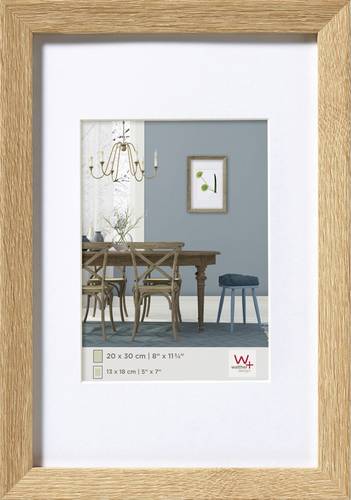 walther+ design EF030E Bilder Wechselrahmen Papierformat: 20 x 30cm Eiche von walther+ design