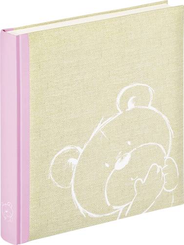 walther+ design UK-151-R Fotoalbum (B x H) 28cm x 30.5cm Beige, Rosa 50 Seiten von walther+ design