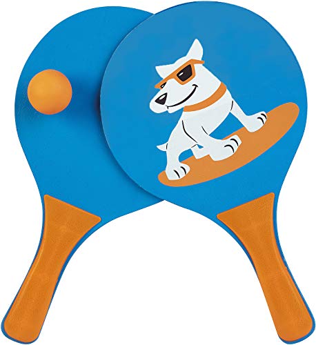 WDK Beach Ball, BB-001-DOGGY, Blau und Orange von wdk