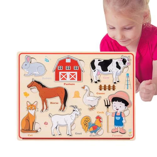 weiting Magnetische Puzzles für Kinder, Kunststaffelei Lernspiele Alphabet Tierformen Puzzles, Alphabet-Puzzles Tierformen-Puzzles für Kinder ab 3 Jahren von weiting