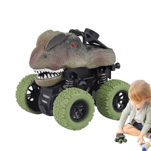 weiting Reibungs-Dino-Autos | Pädagogische Dino-Trägheitsautos | Tierautospielzeug, Reibungsspielzeug für Kinder Jungen und Mädchen im Alter von 3–8 Jahren, Dinosaurierspielzeug, Geschenke von weiting