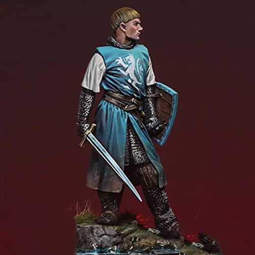 Weizhang 1/32 Military Theme Ancient European Knight Resin Character Kit, unbemalter und selbst zusammengebauter Miniaturmodellbausatz-T4A624 von weizhang